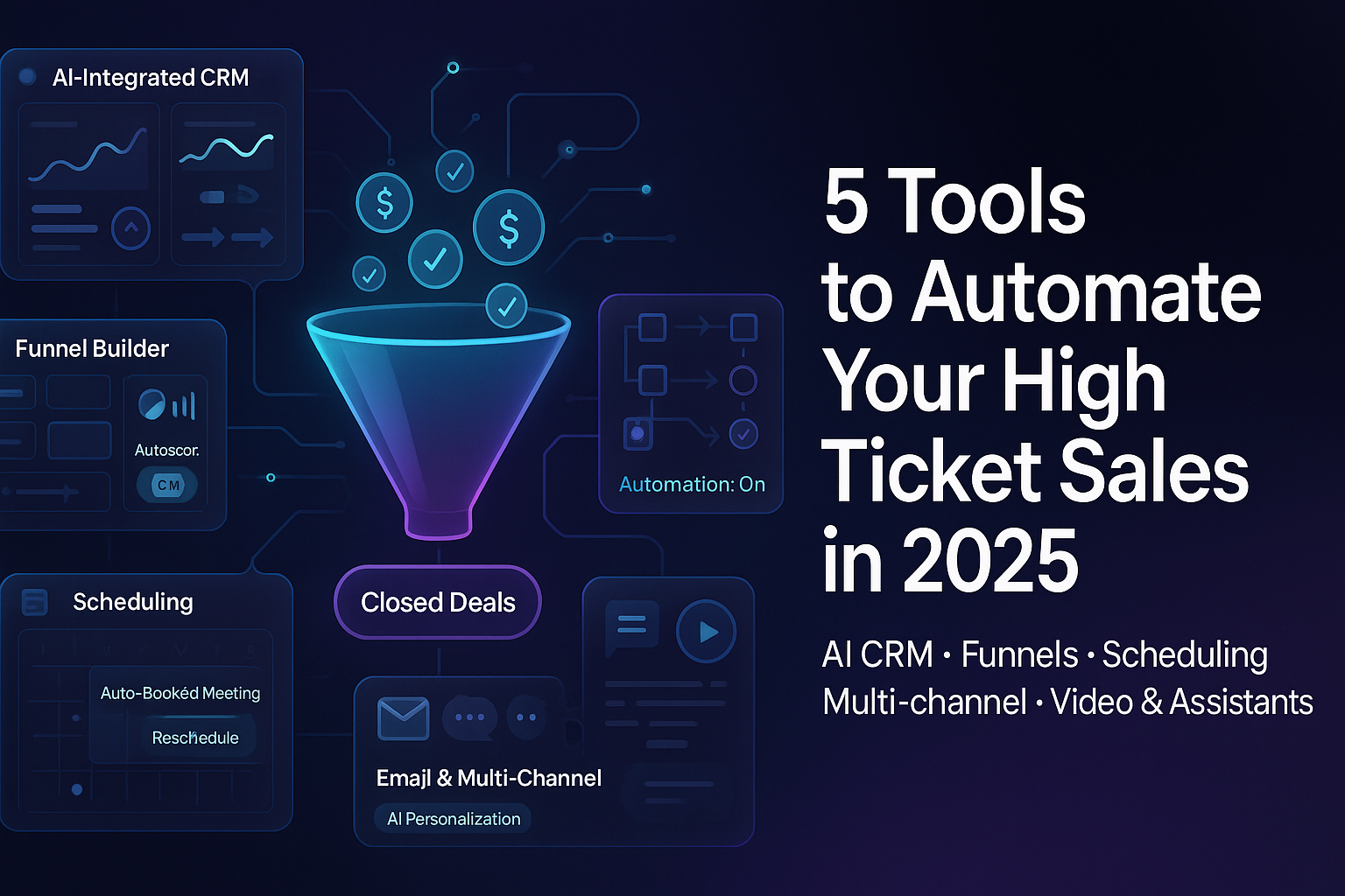 5 Tools That Make High Ticket Sales Automation Easy in 2025